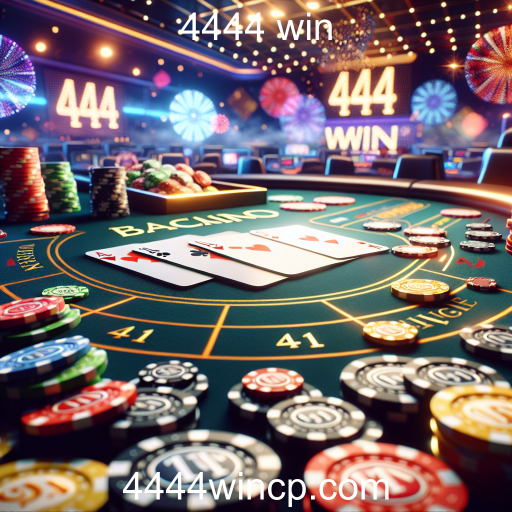 A Emoção do Blackjack no 4444 Win